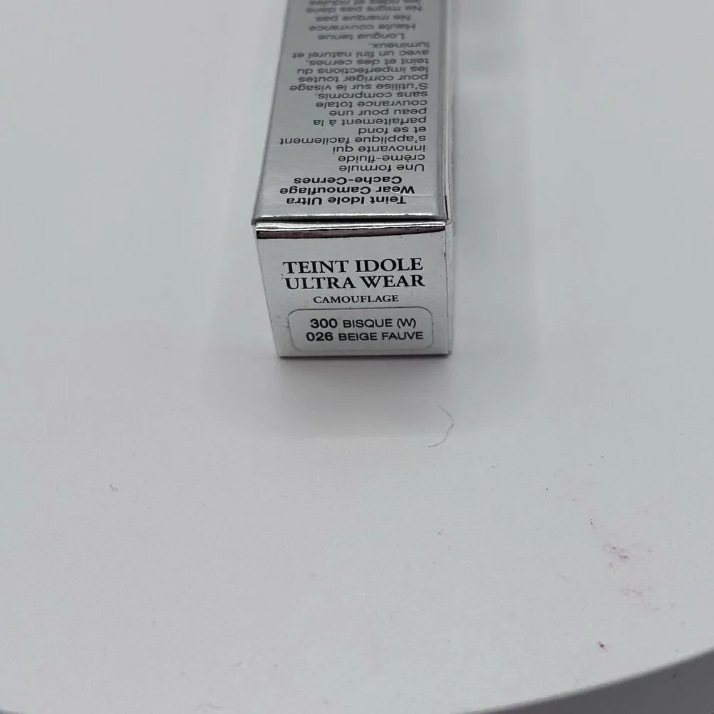 Lancome Teint Idole Ultra Wear Concealer - 300 Bisque (w)  026 Beige Fauve NIB